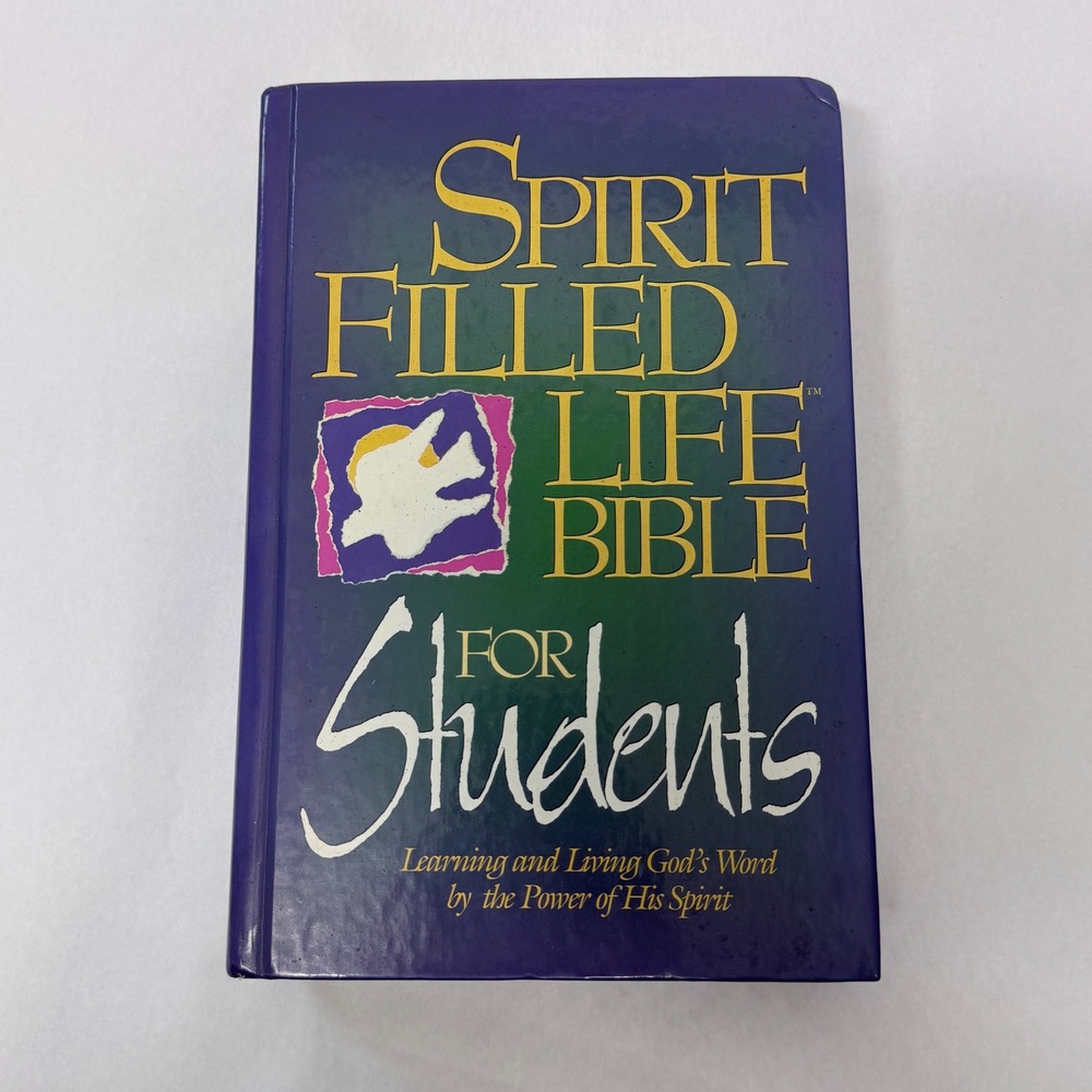 Spirit Filled Life Bible for Students NKJV Hardcover Thomas Nelson 1998
